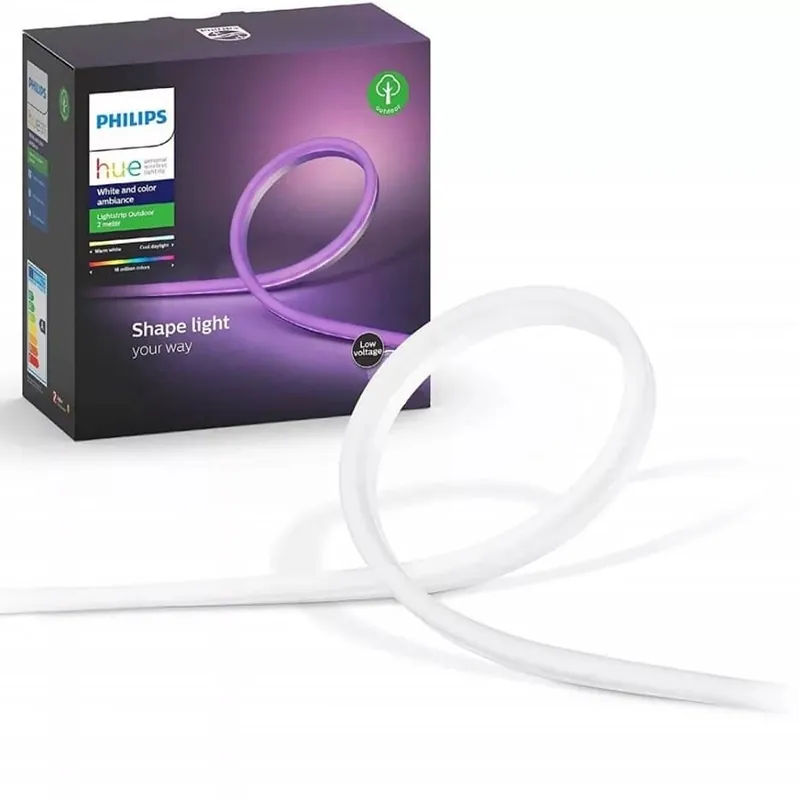 Philips Hue Kültéri LED szalag IP67 2m RGB+tápegység szett Korlátozott ajánlat