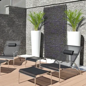 Újdonság Nortene Vertical Lavanda műanyag zöldfal levendulával (100×100 cm)