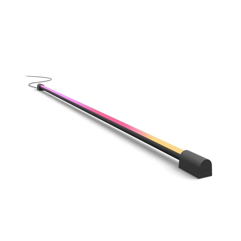 Philips Hue Play Gradient Tube L színátmenetes fénycső, 60+”-os TV-hez, White and Color Ambiance, RGBW, fekete, 137,7cm Kedvezmény