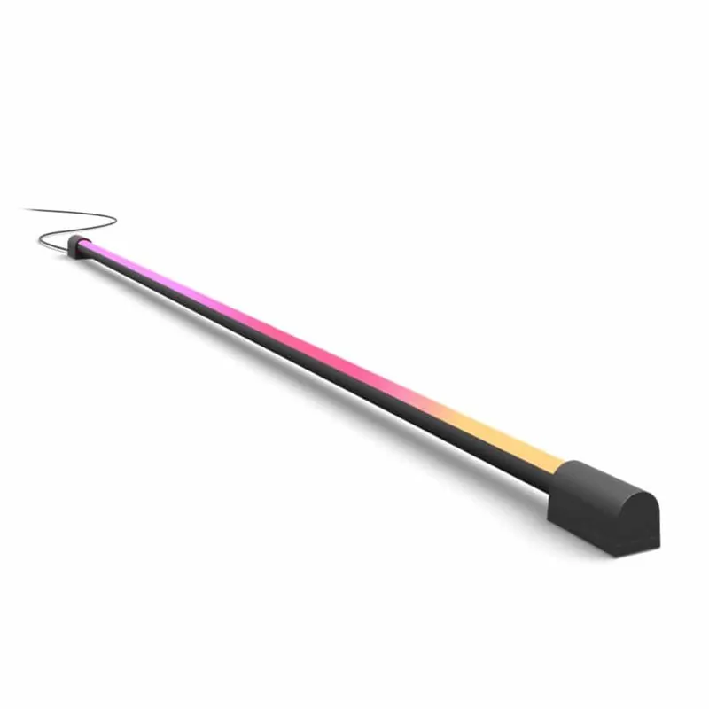 Philips Hue Play Gradient Tube színátmenetes fénycső, 40-55″-os TV-hez, White and Color Ambiance, RGBW, fekete, 75cm Azonnal elérhető