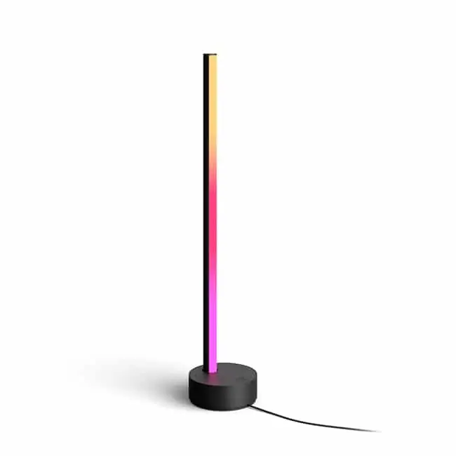 Olcsó Philips Hue Signe asztali LED lámpa, fekete, 55.3 cm