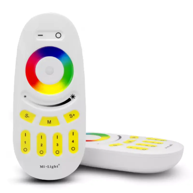 Távirányító RGBW és RGB LED szalagokhoz, fehér, 2,4GHz, 4 zónás, Mi-Light FUT096 Akciós ár