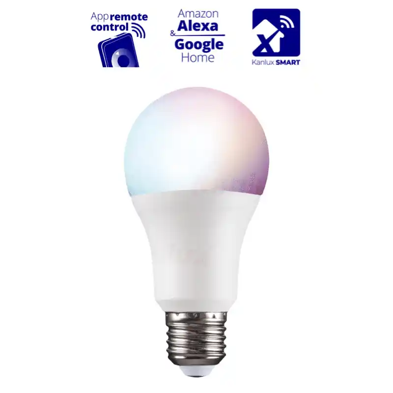 Ne maradj le SMART RGB+CCT LED izzó, 9W, A60 – Kanlux SMART
