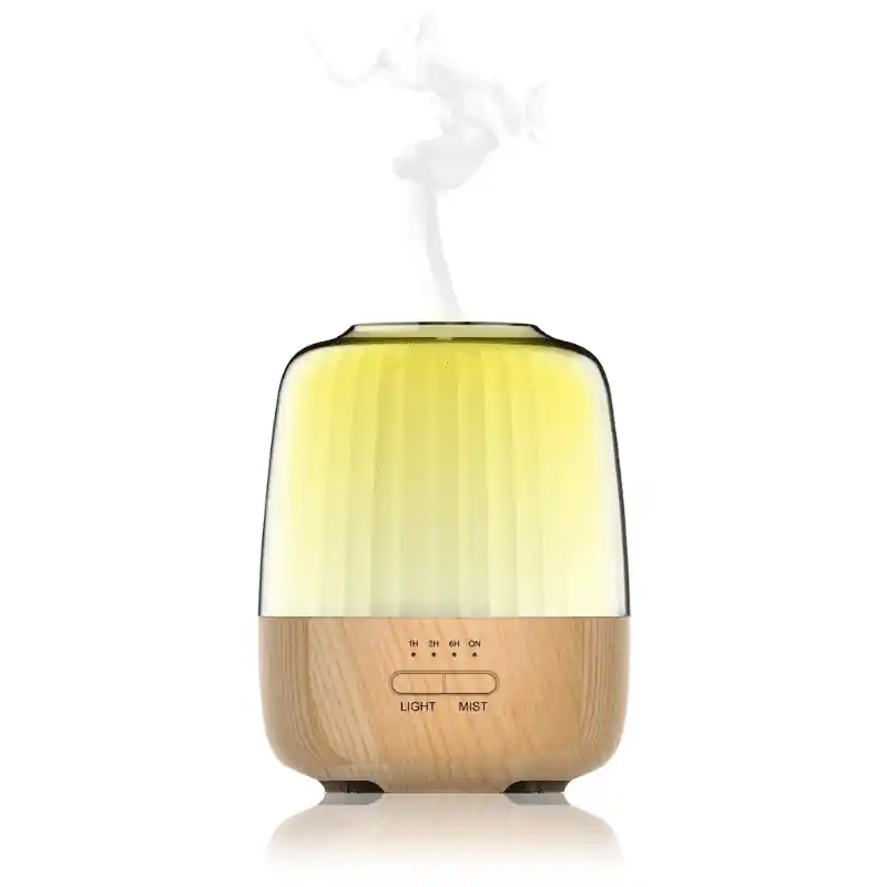 Ajánlat Entac Aromaterápiás Párásító Fa mintázat, RGB Hangulatfénnyel 300ml 8W