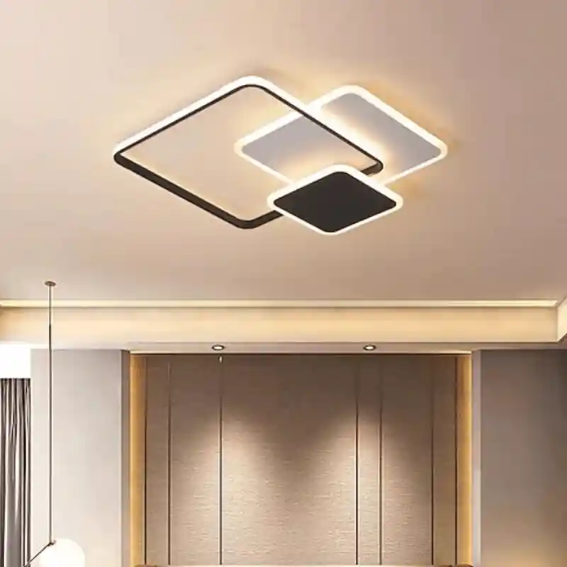 Újdonság Lucero Zoard mennyezeti LED lámpa 100 W-os, 50 cm átmérőjű távirányítós és mobil applikációval vezérelhető