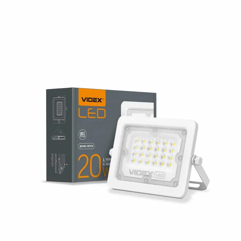 VIDEX LED reflektor 20W, napfény fehér – F2e Biztonságos vásárlás