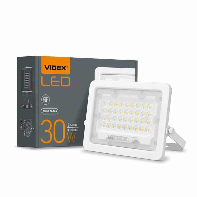 Csak ma VIDEX LED reflektor 30W, napfény fehér – F2e