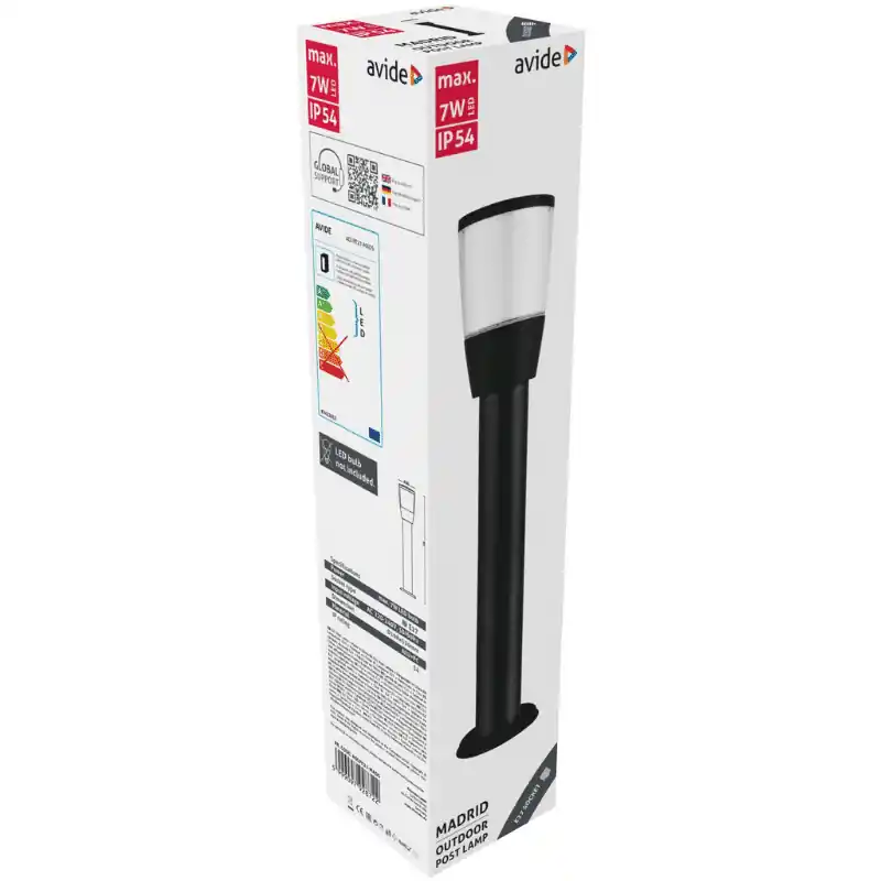 Avide Madrid Kültéri Álló Lámpa 1xE27 52 cm IP54 Legjobb ár
