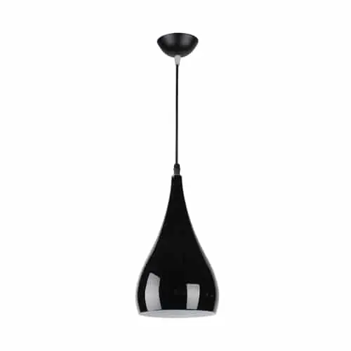 Kiárusítás Strühm Justa E27-es foglalatú függesztett lámpa ø160 mm – Fekete