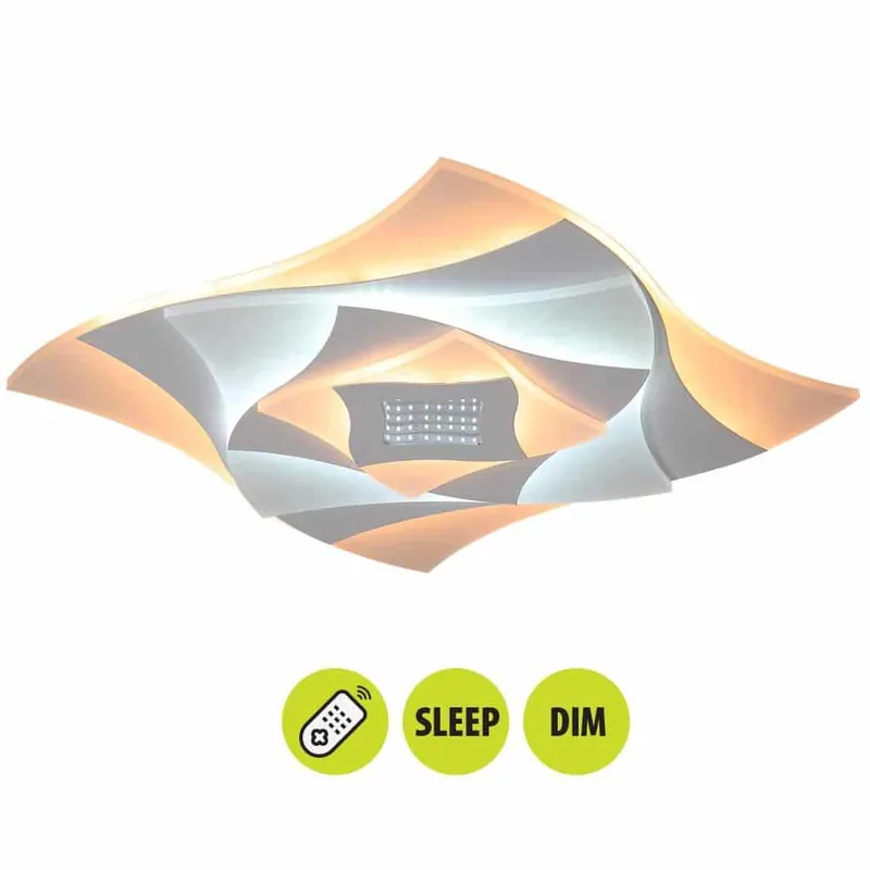 Csak ma Vivalux SAVOY Mennyezeti LED Lámpa 63W Távirányítóval