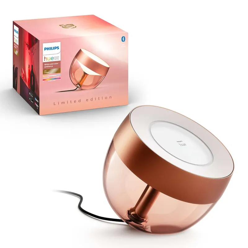 Philips Hue Iris Asztali Lámpa 4. generációs 8.1W 2000-6500K+RGB – Réz Gyors szállítás