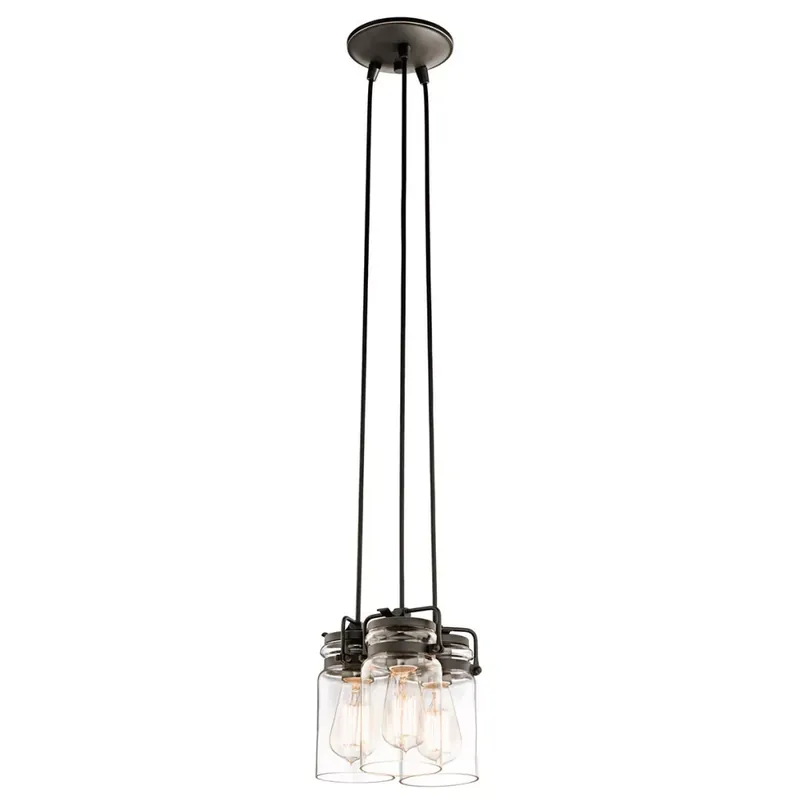 Kichler BRINLEY KL-BRINLEY3-OZ Függőlámpa 3x60W/E27 Újdonság