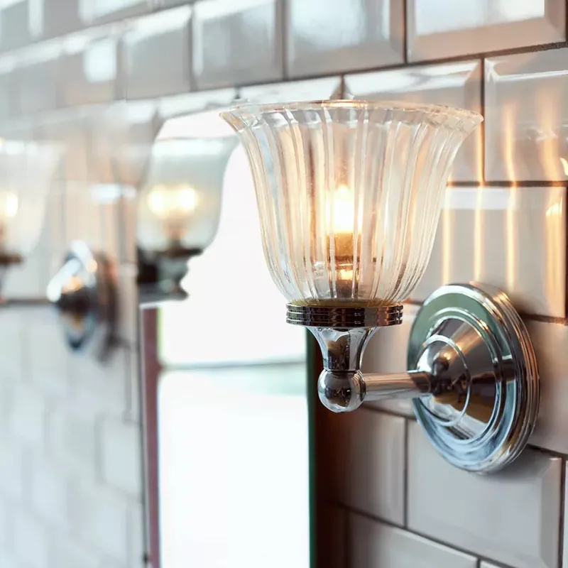 Ajánlat Elstead Lighting AUSTEN BATH-AUSTEN1-PC Fali lámpa 1x40W/G9 IP44