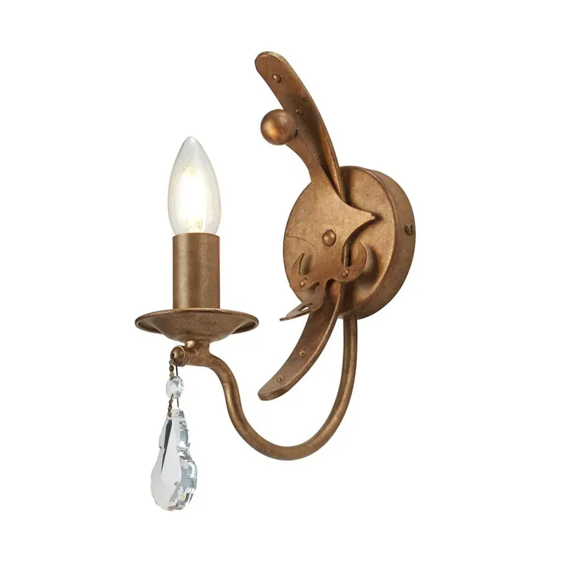 Expressz kézbesítés Elstead Lighting WINDSOR WINDSOR1-GOLD Fali lámpa 1x60W/E14