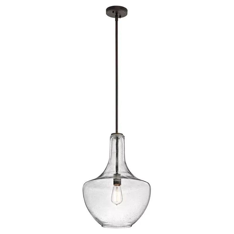Árcsökkenés Kichler EVERLY KL-EVERLY-P-M-OZ Függőlámpa 1x60W/E27
