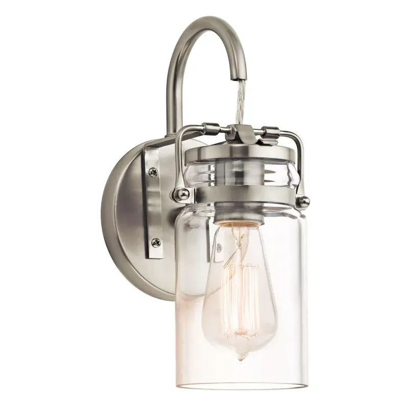 Népszerű Kichler BRINLEY KL-BRINLEY1-NI Fali lámpa 1x60W/E27