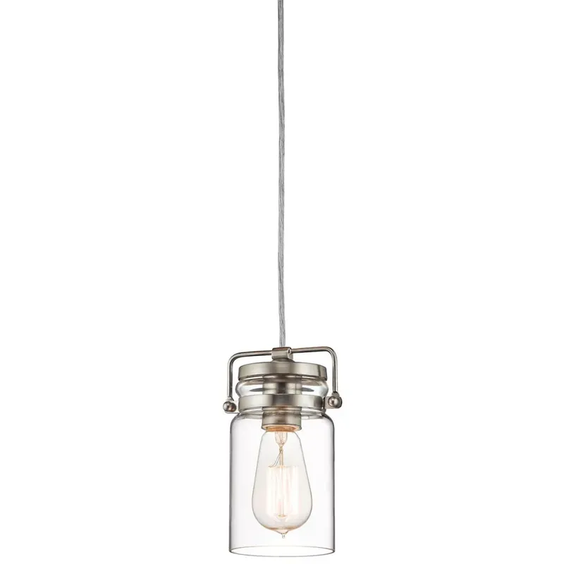 Ne maradj le Kichler BRINLEY KL-BRINLEY-MP-NI Függőlámpa 1x60W/E27