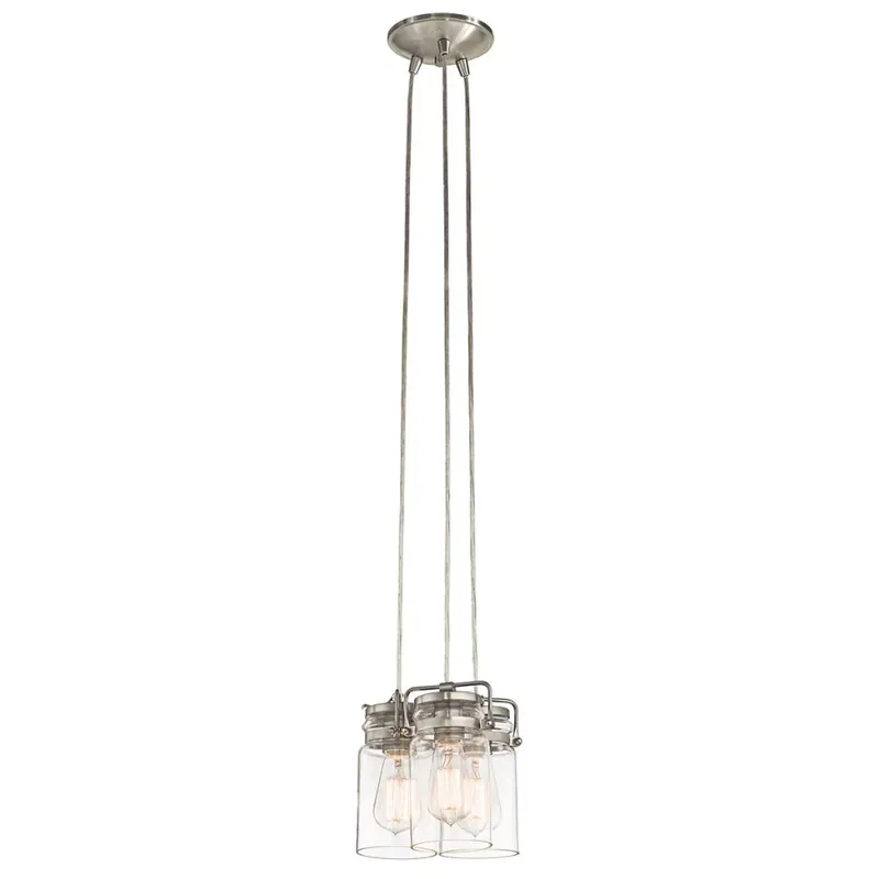 Kichler BRINLEY KL-BRINLEY3-NI Függőlámpa 3x60W/E27 Ne maradj le