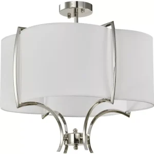 Azonnal elérhető Cosmolight FARO P04046NI Plafonlámpa 4x40W/E14