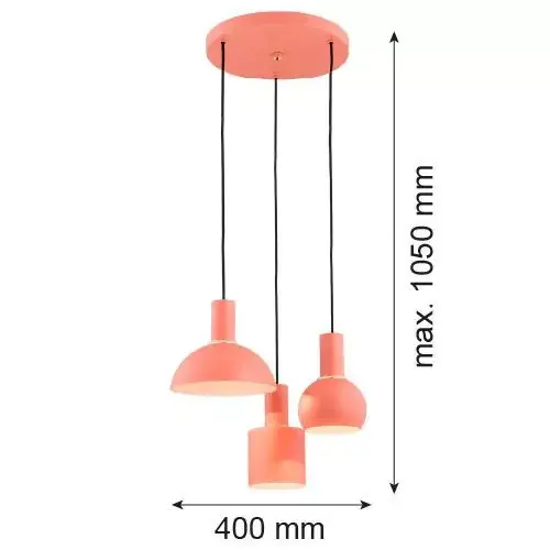 Argon SINES 1469 Függőlámpa 3x15W/E27 IP20 Szuper ajánlat