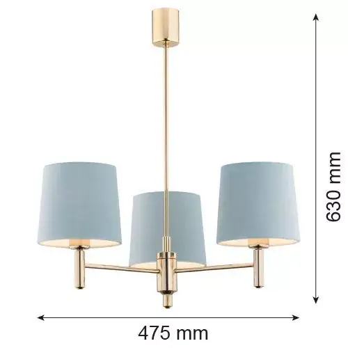 Argon PONTE 1484 Függőlámpa 3x15W/E27 IP20 Gyors kiszállítás