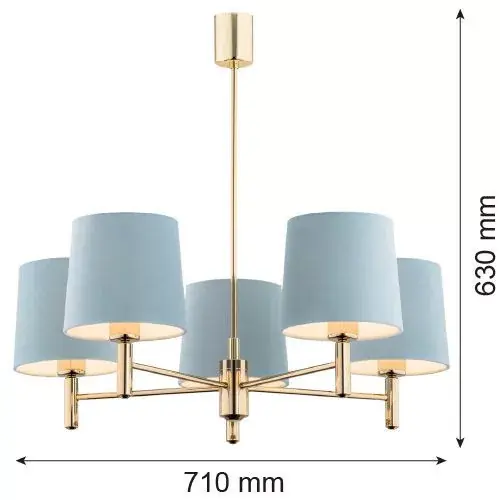 Akció Argon PONTE 2085 Függőlámpa 5x15W/E27 IP20