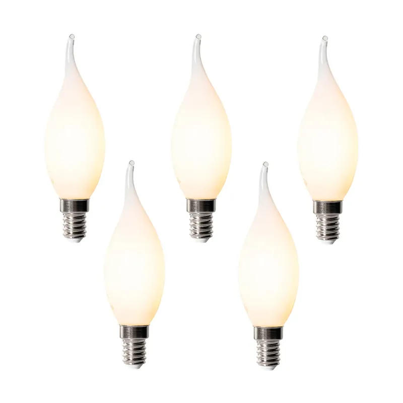 5 darabos E14 dimmelhető LED izzókészlet BXS35 Opál 4W 450 lm 2200K Csak ma