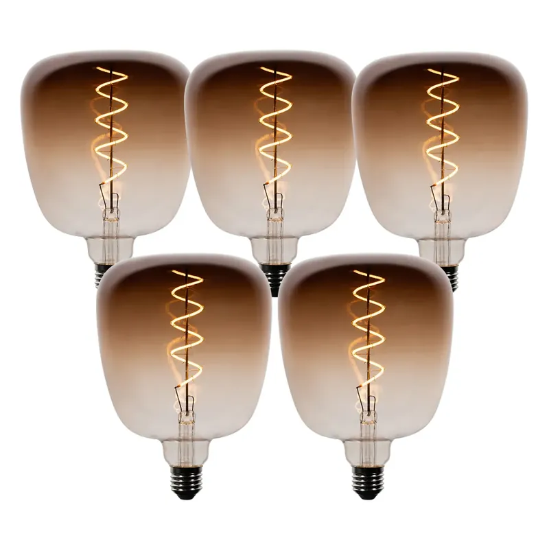 5 darabos E27 dimmelhető LED izzókészlet G140 barna 4,9W 110 lm 1800K Vedd meg online