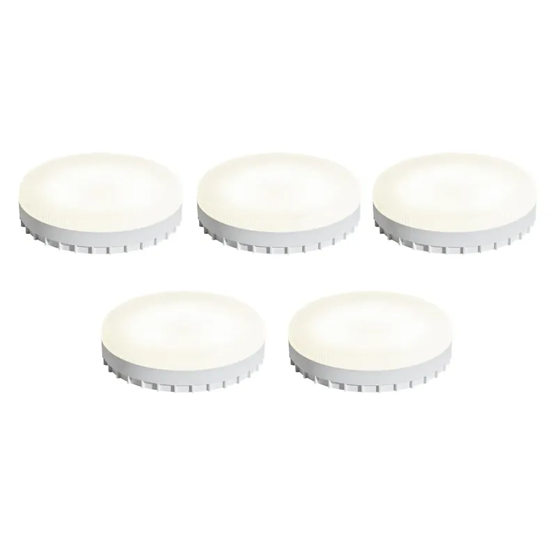 5 darabos GX53 3 fokozatú Dim to Warm LED izzó 7W 750 lm 2700K-4000K Ajánlat