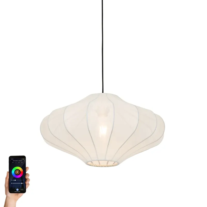 Okos függőlámpa fehér 50 cm Wifi ST64-gyel - Plu Legnépszerűbb