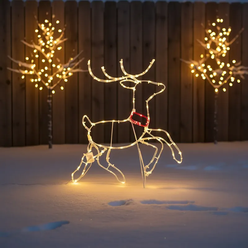 Exkluzív ajánlat Karácsonyi állólámpa szarvas 50 cm LED-del, időzítővel IP44 - Pax
