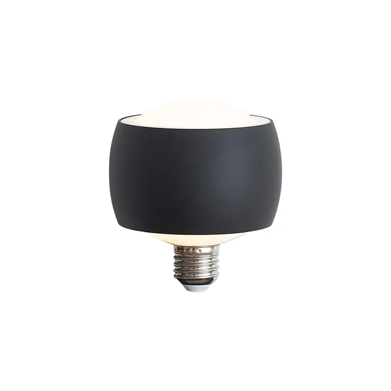 E27 LED dekorációs izzó fekete 6W 370 lm 3000K Gyors szállítás