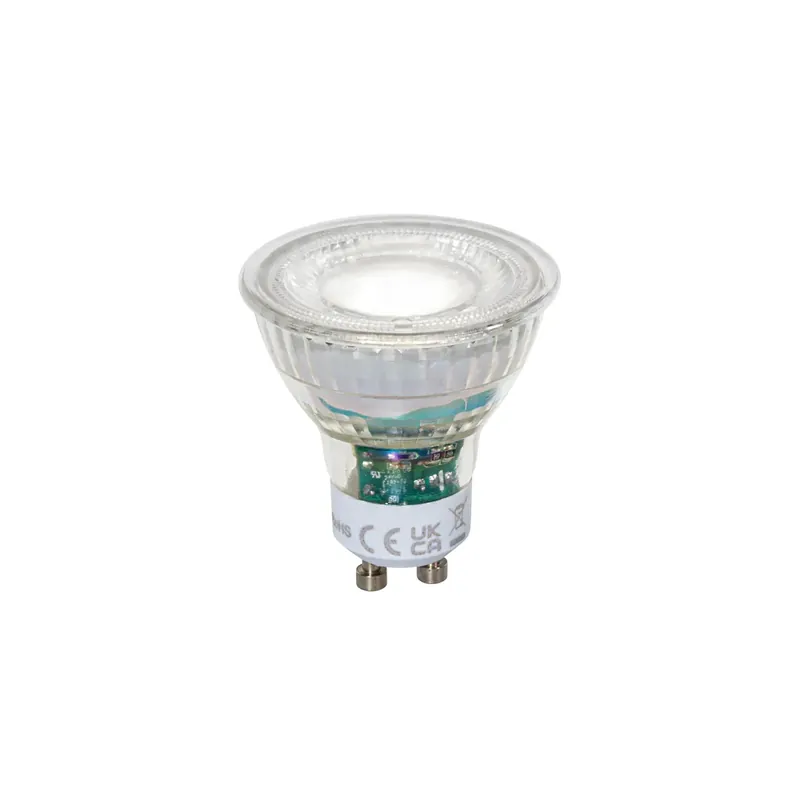 Végkiárusítás GU10 50mm-es dimmelhető LED izzó átlátszó 2,5W 450 lm 6500K