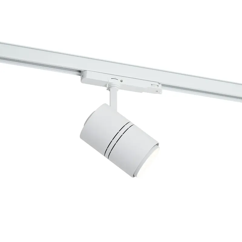 Modern fehér sínspotlámpa 3 fázisú sínhez LED-del - 3 fázisú Ruler Akciós ár