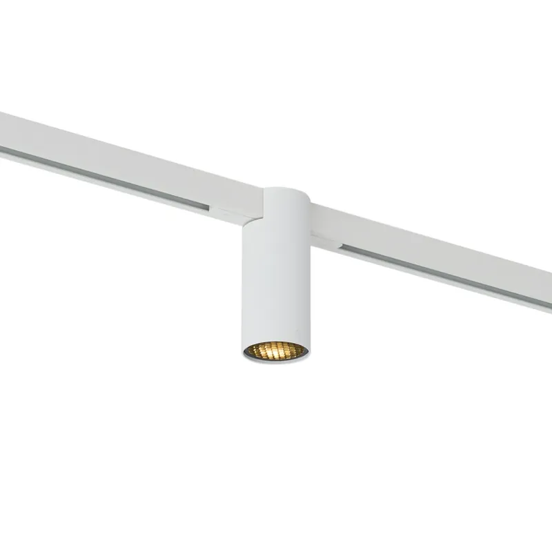 Vedd meg most Modern spotlámpa fehér színben 1 fázisú sínrendszerhez GU10 35mm - Slimline Nubee Honey