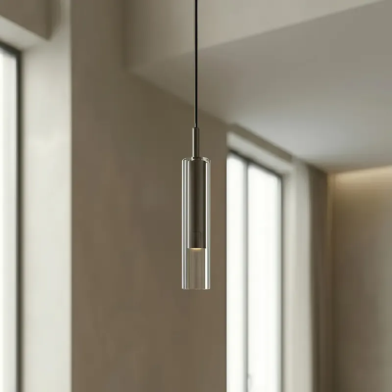 Biztonságos fizetés Modern fegyverszürke spotlámpa átlátszó üveggel 1 fázisú sínrendszerhez - Slimline Loyce