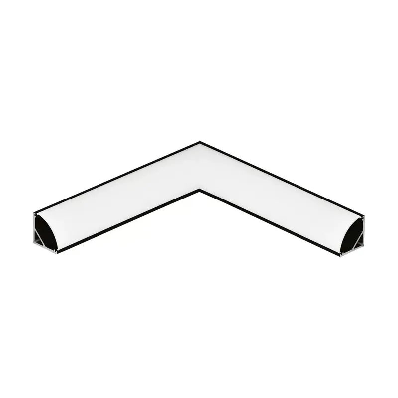 Expressz kézbesítés 98952 EGLO CORNER PROFILE 1 fekete led sarok profil bal sarok elem opál diffúzorral