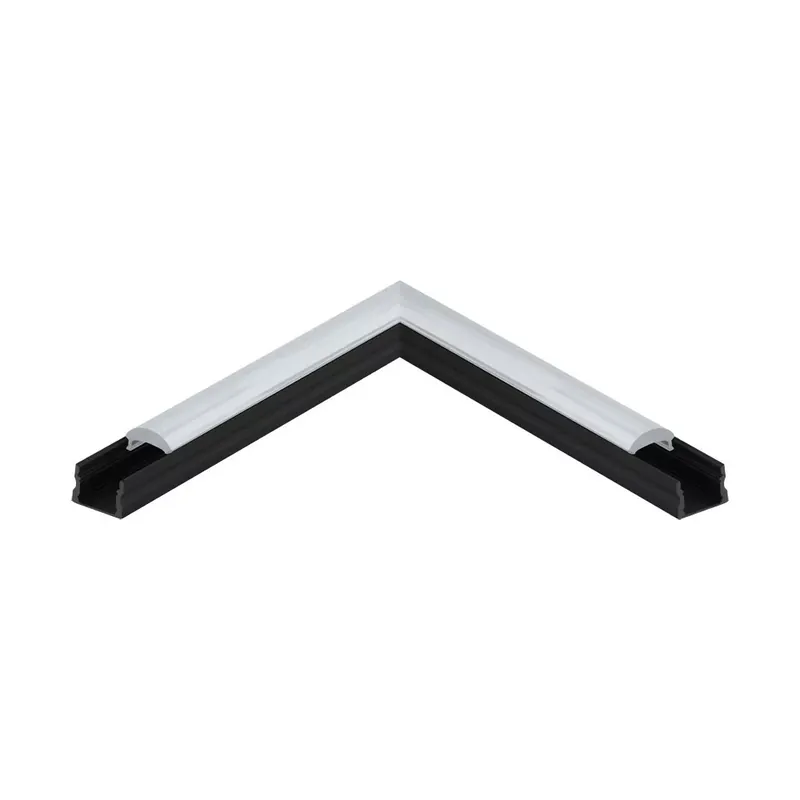 98939 EGLO SURFACE PROFILE 3 fekete led profil sarok elem átlátszó lencse diffúzorral Utolsó esély