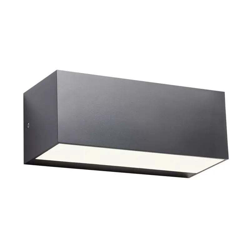 Expressz kézbesítés LAMPRIS kültéri LED fali lámpa szürke 17 cm