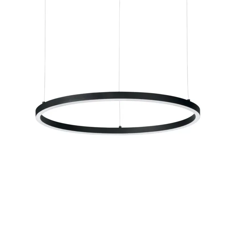 Akciós ár ORACLE SLIM LED modern függőlámpa fekete, d 70 cm