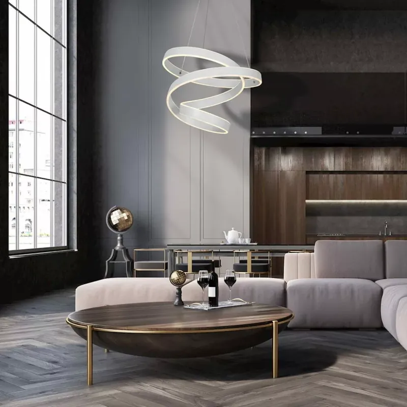 ANDROMEDA modern LED függőlámpa fehér színű Vedd meg online