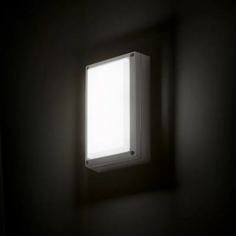 ASPEN modern kültéri LED fali lámpa, ezüst Végkiárusítás