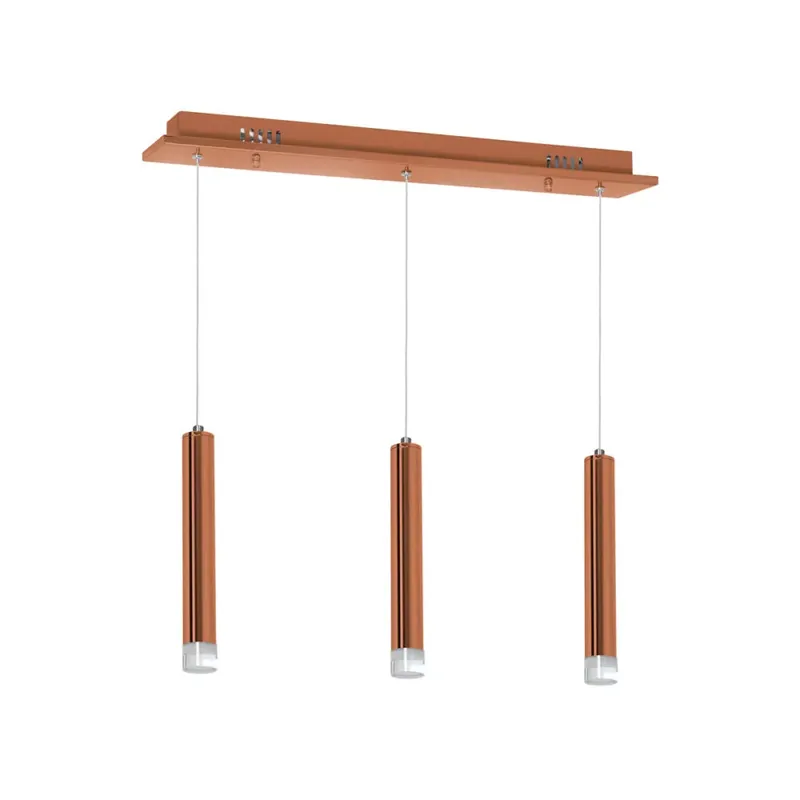 Biztonságos vásárlás COPPER LED függőlámpa, 3x5W, rose-gold