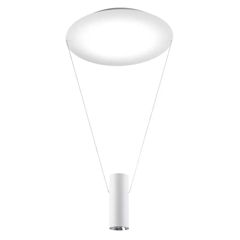 ESSENCE LED mennyezeti lámpa, matt fehér, matt fehér, 55cm Szuper akció