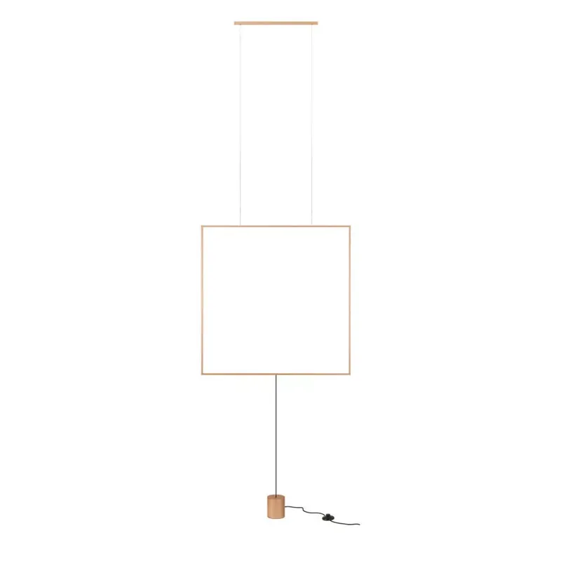 SLICK LED függőlámpa, matt arany, opál, 80x80 cm Kedvezmény