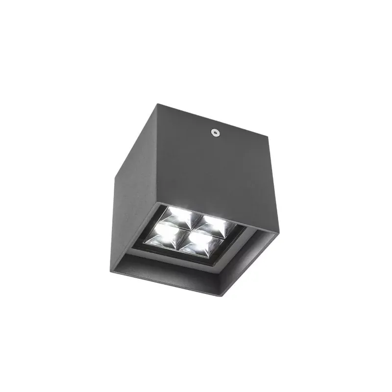 HUB modern kültéri LED mennyezeti lámpa, sötétszürke Olcsóbb