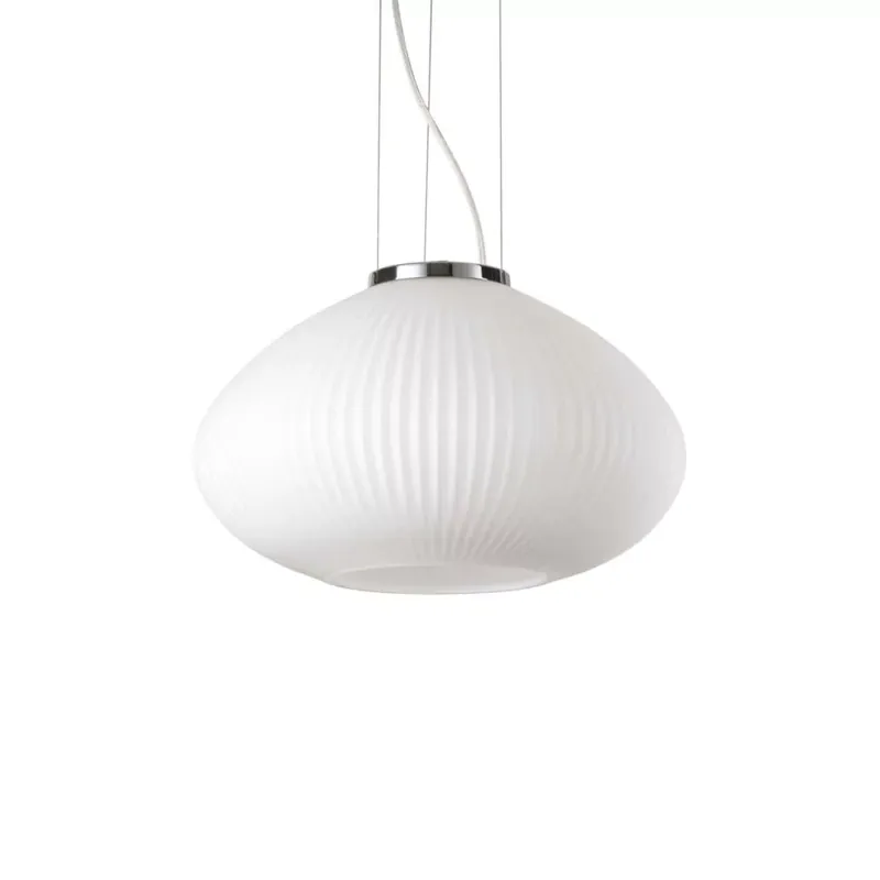 Alacsony ár PLISSE modern függőlámpa, króm, d 35 cm