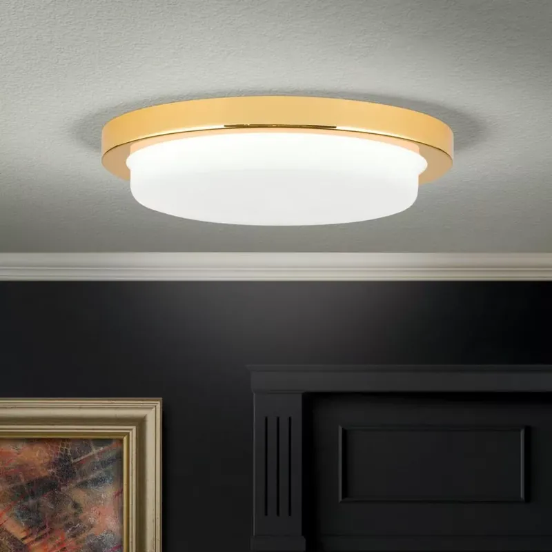 LEROX modern LED mennyezeti lámpa, D.20cm, arany Korlátozott ajánlat