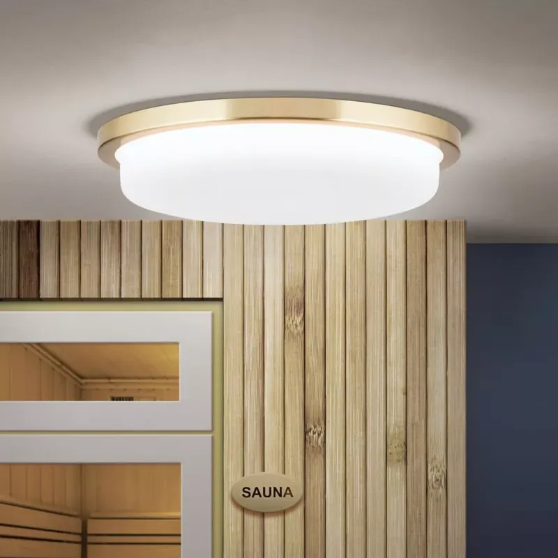 LEROX modern LED mennyezeti lámpa, 30 cm, matt réz Expressz szállítás