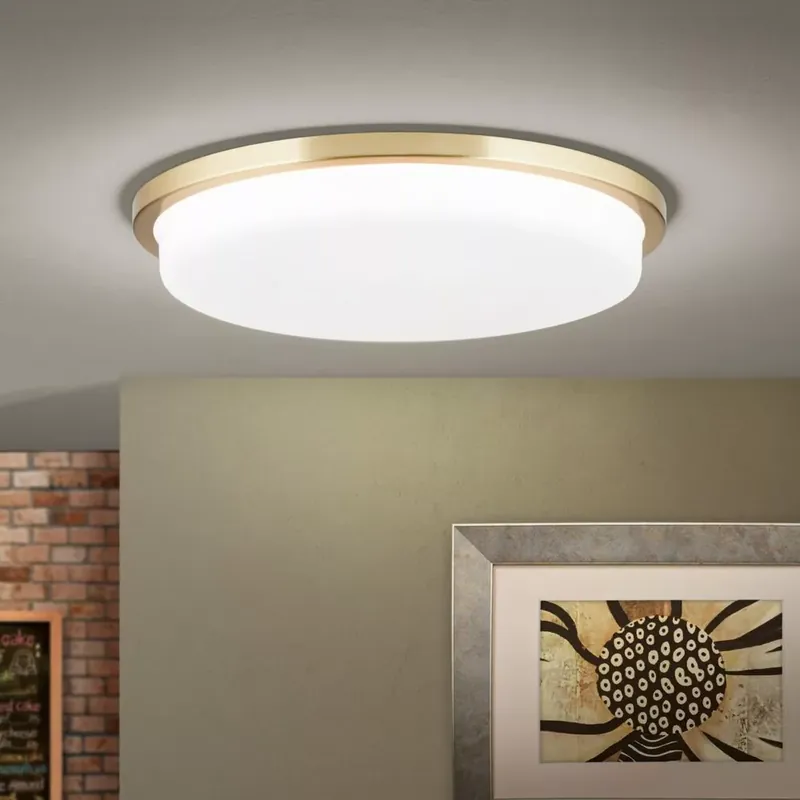LEROX modern LED mennyezeti lámpa, 40 cm, matt réz Olcsó
